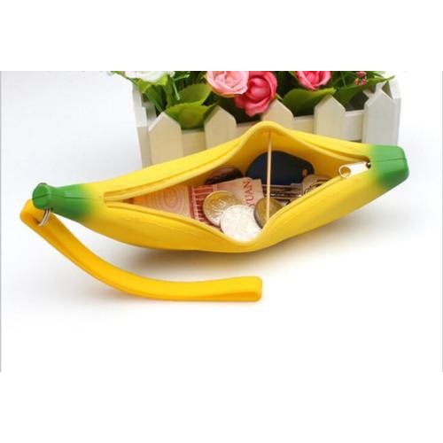 WALLET Silicone Banana Coin Wallet - Yellow